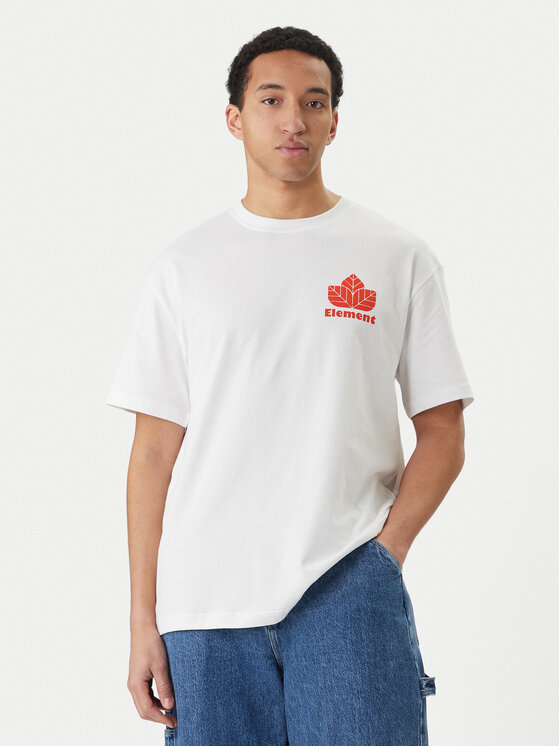 Element Element T-shirt Sporting ELYZT00569 Bijela Relaxed Fit
