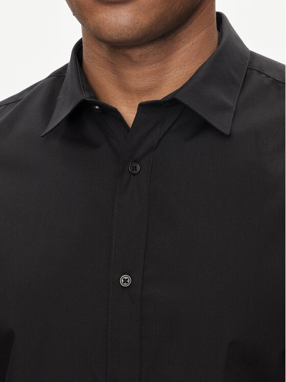 Jack & Jones Jack & Jones Риза Joe 12195062 Черен Slim Fit