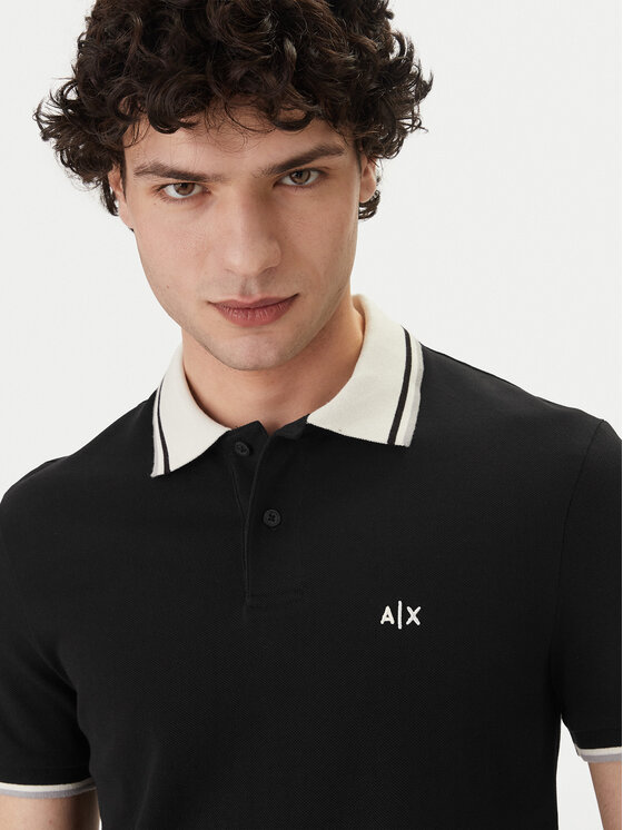 Armani Exchange Armani Exchange Polo majica XM002350 AF10366 UC001 Črna Regular Fit