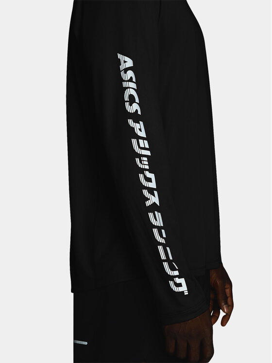 Asics Asics Longsleeve Katakana Ls 2011C758 Nero Ahletic Fit