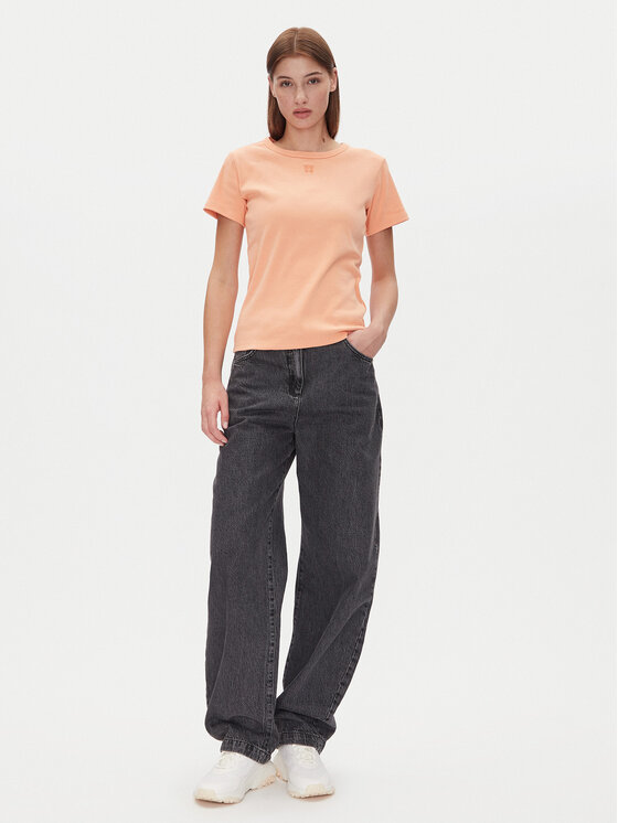 HUGO HUGO T-Shirt Deloris 50512002 Oranžová Regular Fit
