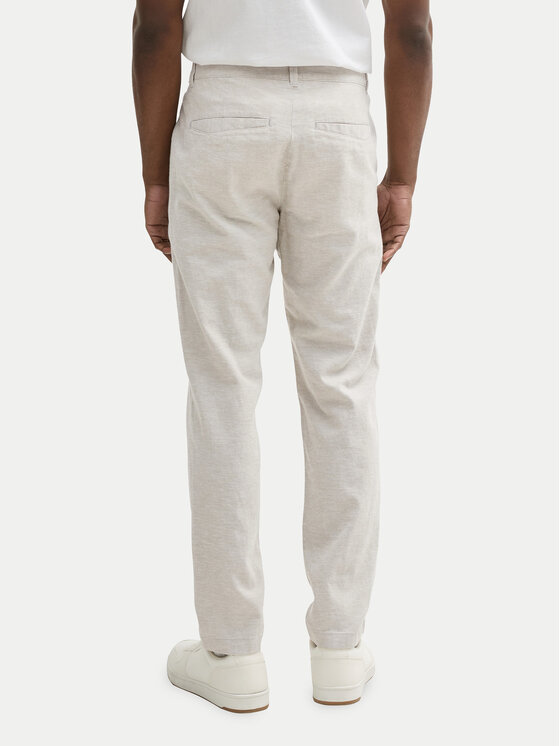Tom Tailor Denim Tom Tailor Denim Riidest püksid 1044843 Beež Tapered Fit