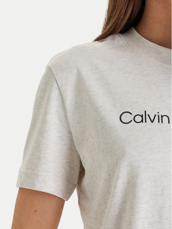 Calvin Klein Jeans Calvin Klein Jeans T-Shirt LV047C912G Beżowy Regular Fit