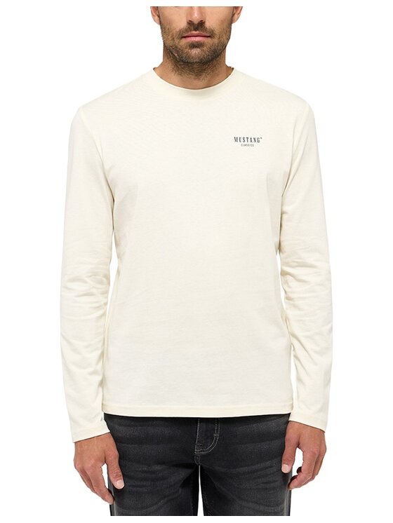 Mustang Mustang T-shirt Style Asheville Beige Regular Fit