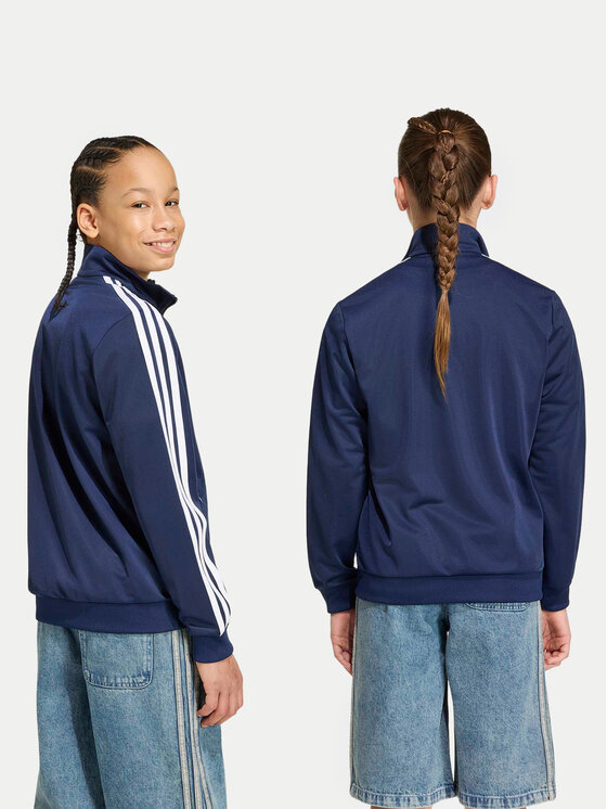 adidas adidas Pulóver Firebird Loose Track Top HZ6648 Sötétkék Regular Fit