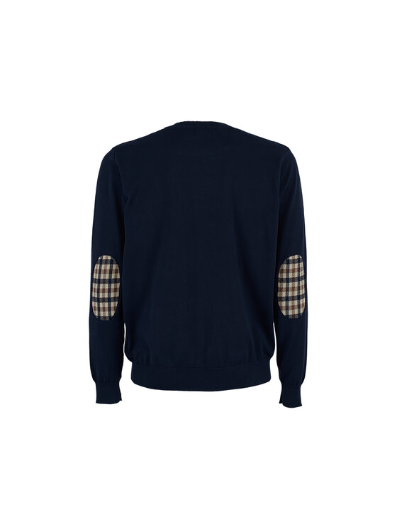 Aquascutum Aquascutum Maglione AA_B005_WO001-11 Blu Regular Fit