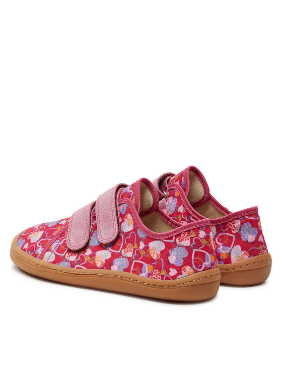 Froddo Froddo Papuče Barefoot Canvas G1700390-2 S Ružičasta
