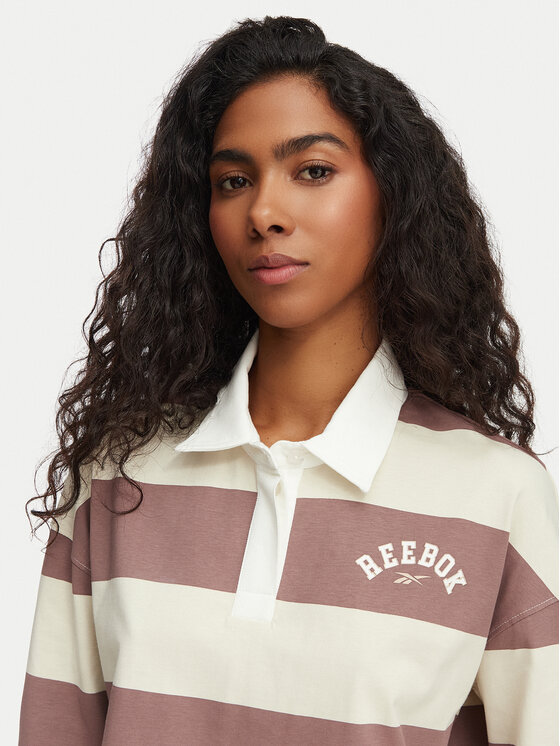 Reebok Reebok Polo marškinėliai Sabina RK25695CCW Šviesiai smėlinė Relaxed Fit