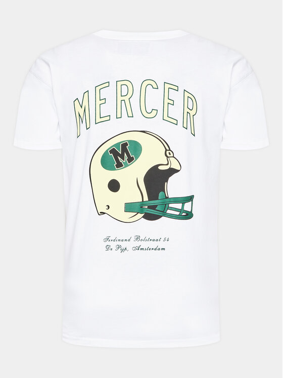 Mercer Amsterdam Mercer Amsterdam T-shirt Unisex The Rugby MEAP231020 Bianco Regular Fit