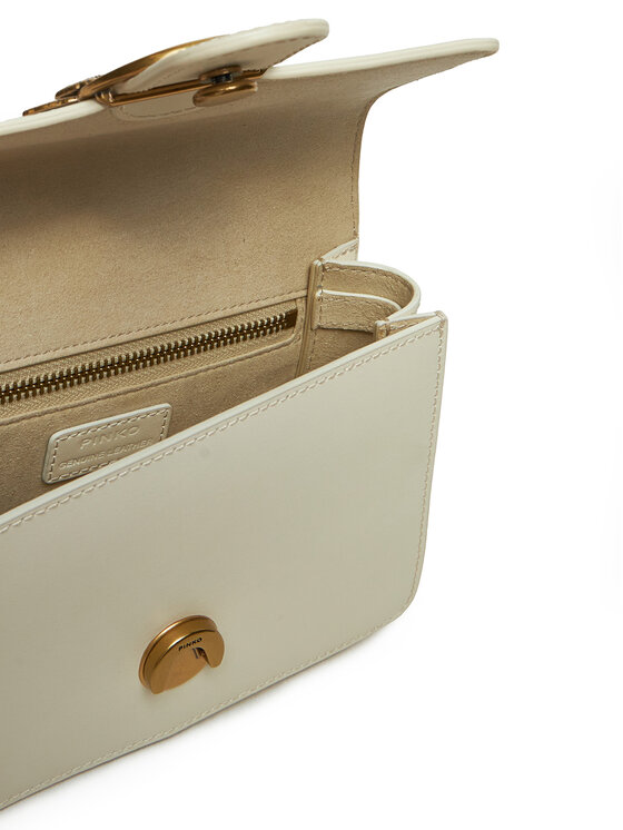 PINKO PINKO Handtasche Love One Top Handle Mini Light PE 23 PLTT 100071 A0F1 Écru