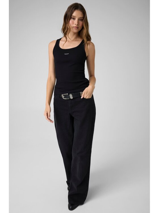 Guess Jeans Guess Jeans Top 185512 Černá Classic Fit