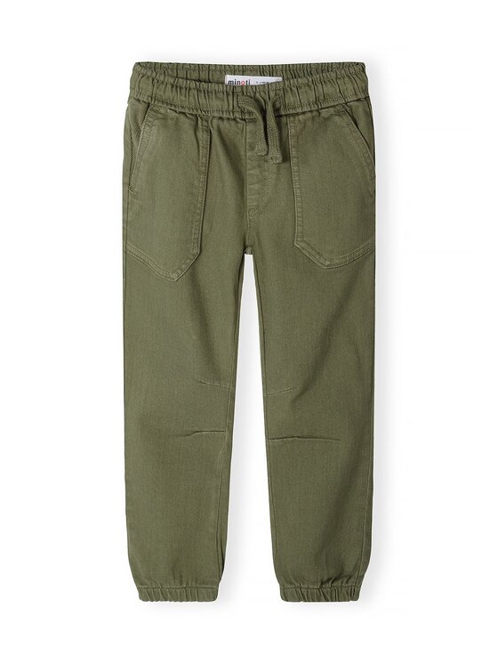minoti minoti Spodnie materiałowe 33PANT203 Khaki Regular Fit