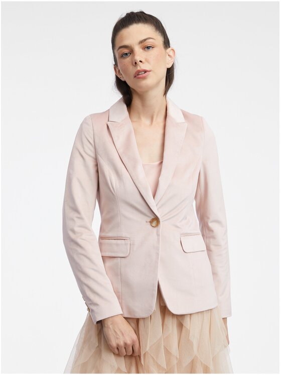 Orsay Orsay Marynarka 482462232000__36 Różowy Regular Fit