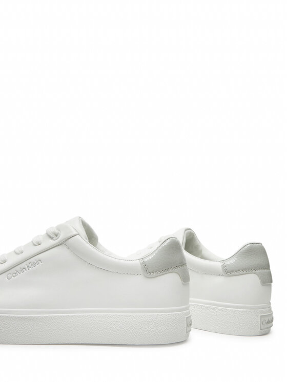 Calvin Klein Calvin Klein Laisvalaikio batai Vulc Lace Up Texture Fox - Lth HW0HW02439 Balta