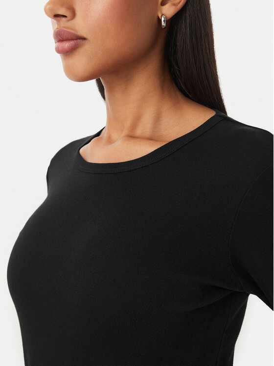 United Colors Of Benetton United Colors Of Benetton Bluzka 3GA2E16F9 Czarny Regular Fit