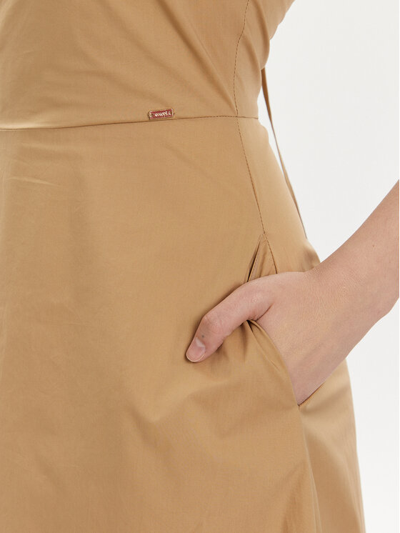 Gaudi Gaudi Sommerkleid 411FD15002 Beige Regular Fit