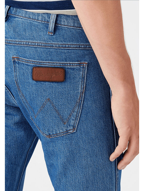 Wrangler Wrangler Jeansy BRYSON Niebieski Skinny Fit