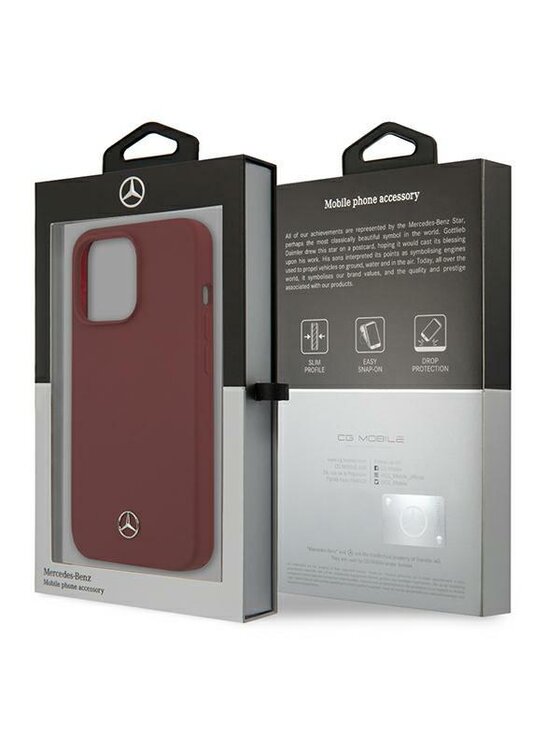 Mercedes-Benz Mercedes-Benz Etui na telefon iPhone 13 Pro Max Czerwony