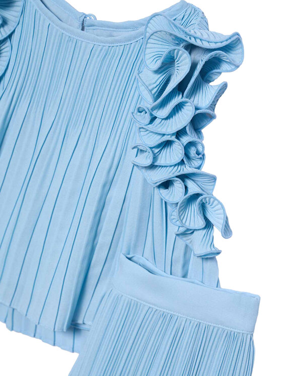 Abel & Lula Abel & Lula Blūzes un bikšu komplekts 5285 Gaiši zils Regular Fit