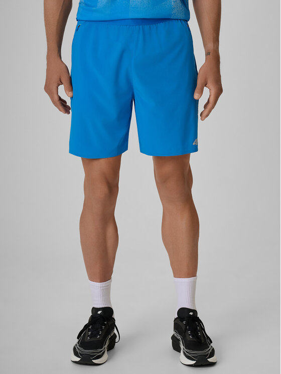 4F 4F Szorty sportowe FLOW MOTION Niebieski Regular Fit