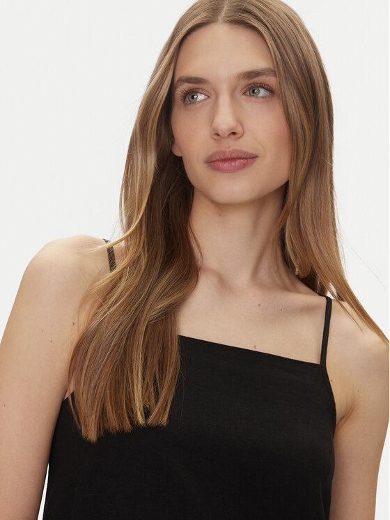 JJXX JJXX Φόρεμα καλοκαιρινό Breeze 12269732 Μαύρο Loose Fit