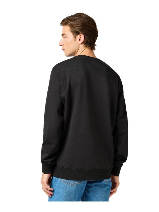 Wrangler Wrangler Bluza 112362885 Czarny Regular Fit