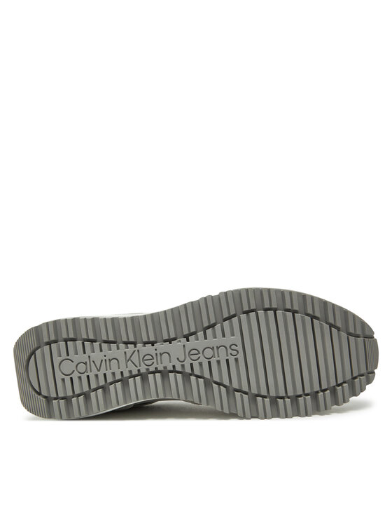 Calvin Klein Jeans Calvin Klein Jeans Сникърси Toothy Runner Irregular Lines YM0YM00624 Сив