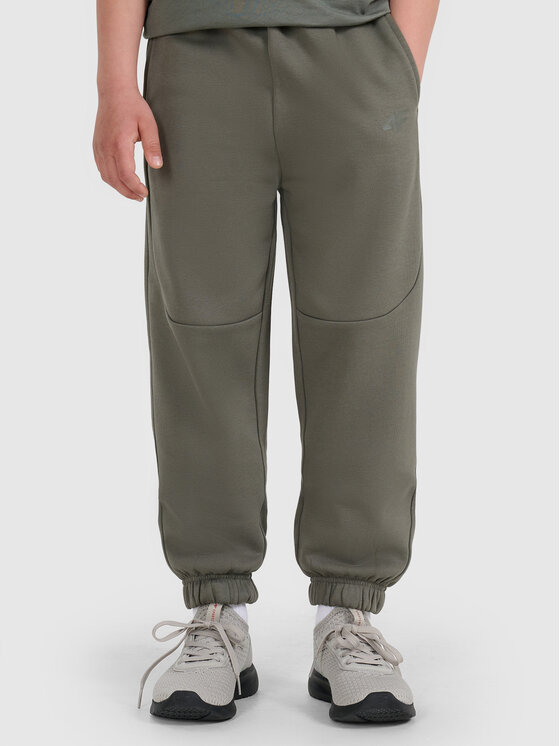 4F 4F Spodnie dresowe URBAN COMMUTER Szary ciemny Loose Fit