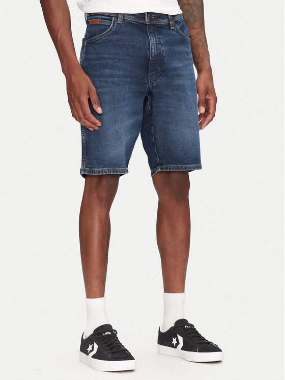 Wrangler Wrangler Džínové šortky Texas 112362506 Tmavomodrá Regular Fit