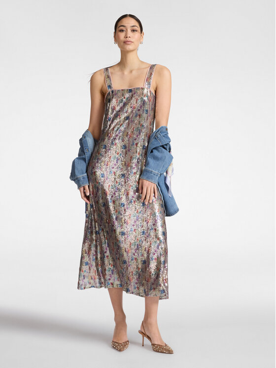 Elena Mirò Elena Mirò Abito da cocktail 7078P000288N001 Grigio A-Line Fit