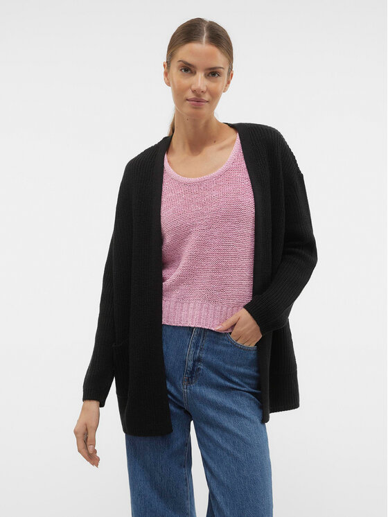 Vero Moda Vero Moda Pletena jopica Fabulous 10297806 Črna Regular Fit