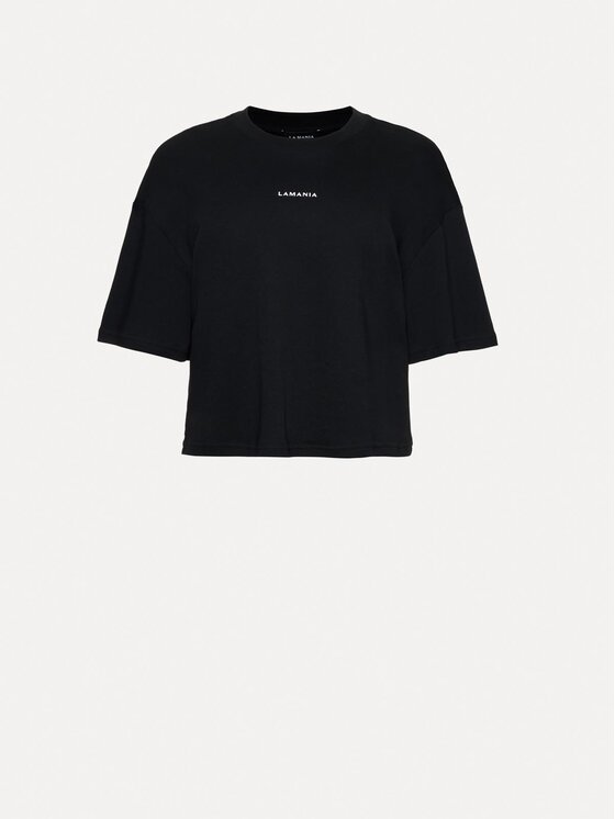 La Mania La Mania T-shirt TOLA Nero Basic Fit