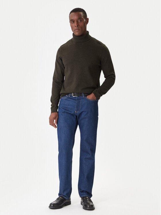 Jack & Jones Jack & Jones Rolák Basic 12258051 Zelená Regular Fit