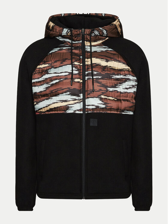 Volcom Volcom Džemperis ar kapuci Muzzer Tripper A5832200 Melns Relaxed Fit