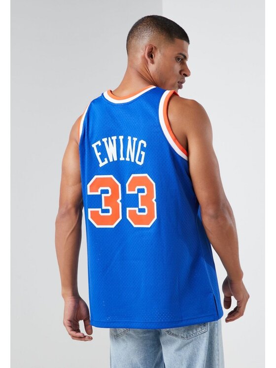 Mitchell & Ness Mitchell & Ness Tank top NBA SWINGMAN NEW YORK KNICKS PATRIC EWING Modrá Regular Fit