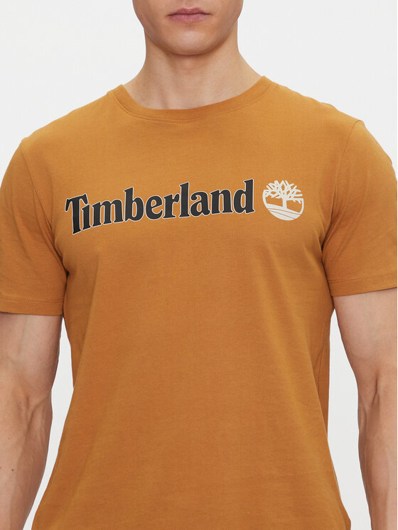 Timberland Timberland Póló TB0A5UPQ Bézs Regular Fit