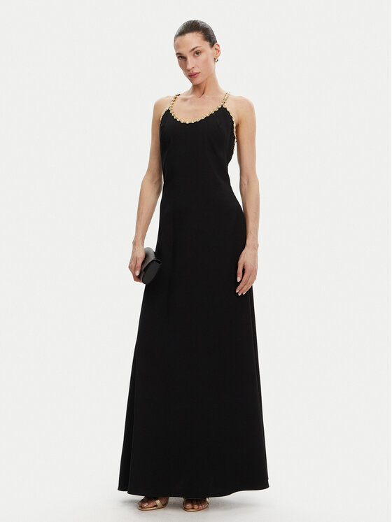 Silvian Heach Silvian Heach Estélyi ruha GPP25320VE Fekete Regular Fit