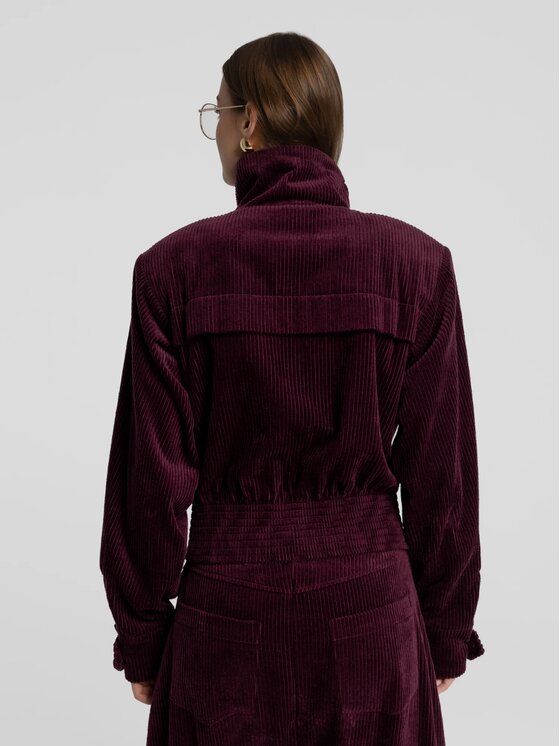MANDRAGORA MANDRAGORA Bunda bomber Barro Bordó Regular Fit