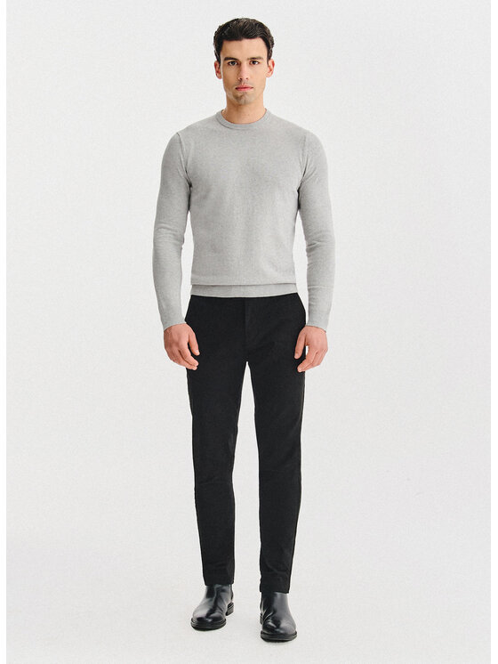 Pako Lorente Pako Lorente Sweter P25WF-2X-003 Szary Classic Fit