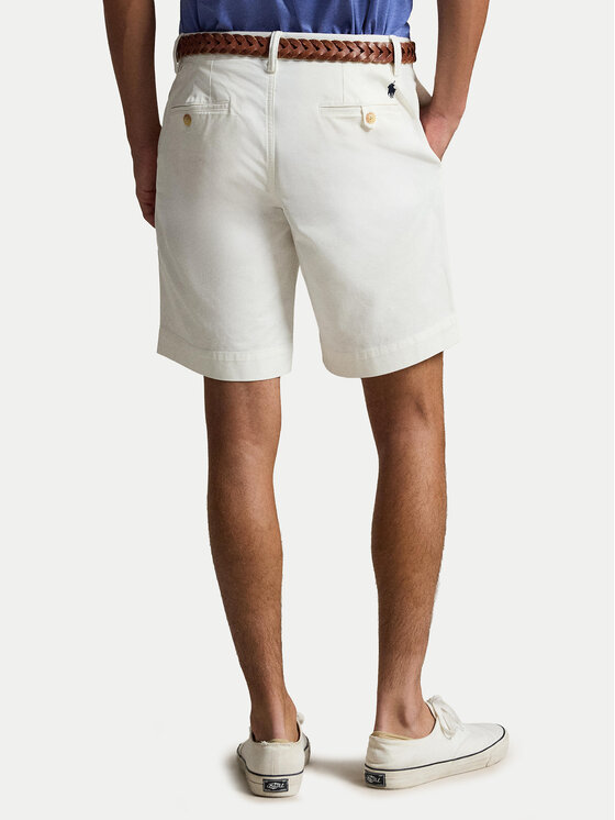 Polo Ralph Lauren Polo Ralph Lauren Bavlnené šortky 710799213022 Biela Regular Fit