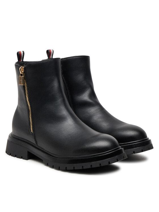 Tommy Hilfiger Tommy Hilfiger Μποτάκια Chelsea Boot T3A5-33566-1351 S Μαύρο