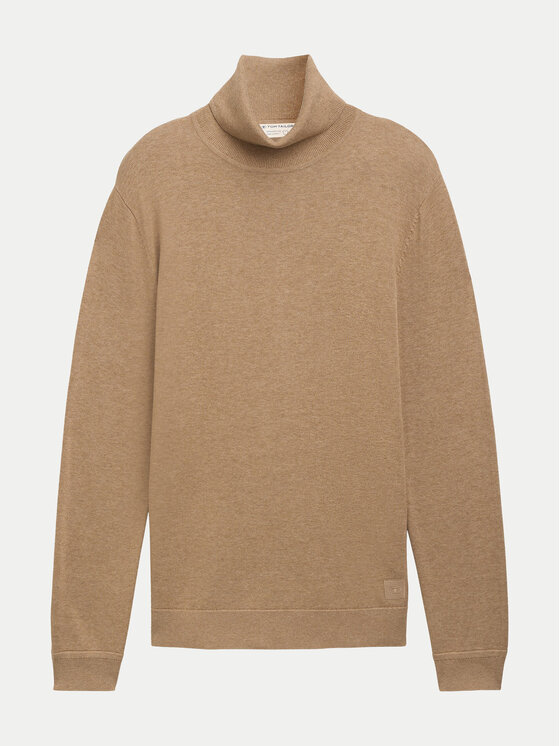 Tom Tailor Tom Tailor Rollkragenpullover 1042456 Beige Regular Fit