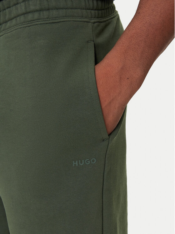 HUGO HUGO Szorty sportowe Dayono 50530696 Zielony Relaxed Fit
