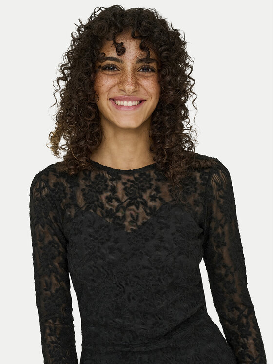 ONLY ONLY Cocktail obleka Blaise 15356156 Črna Slim Fit