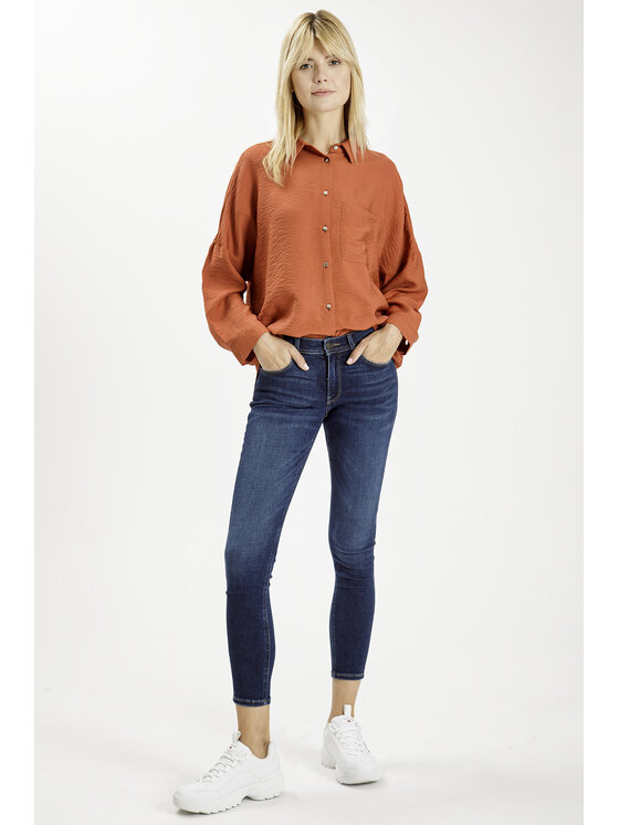 Cross Jeans Cross Jeans Jeansy P 439-008 Niebieski Super Skinny Fit