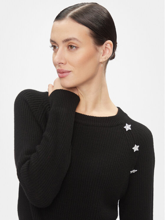 Kontatto Kontatto Maglione 3M1238 Nero Regular Fit