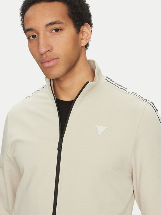 Guess Guess Μπλούζα Z2YQ12 K6ZS1 Μπεζ Regular Fit