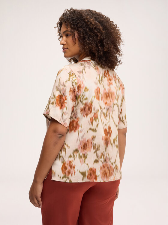 Fiorella Rubino Fiorella Rubino Koszula 5074T001630N0S1 Kremowy Regular Fit