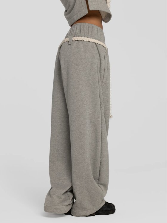 MANDRAGORA MANDRAGORA Pantaloni da donna Sento Grigio Standard Fit