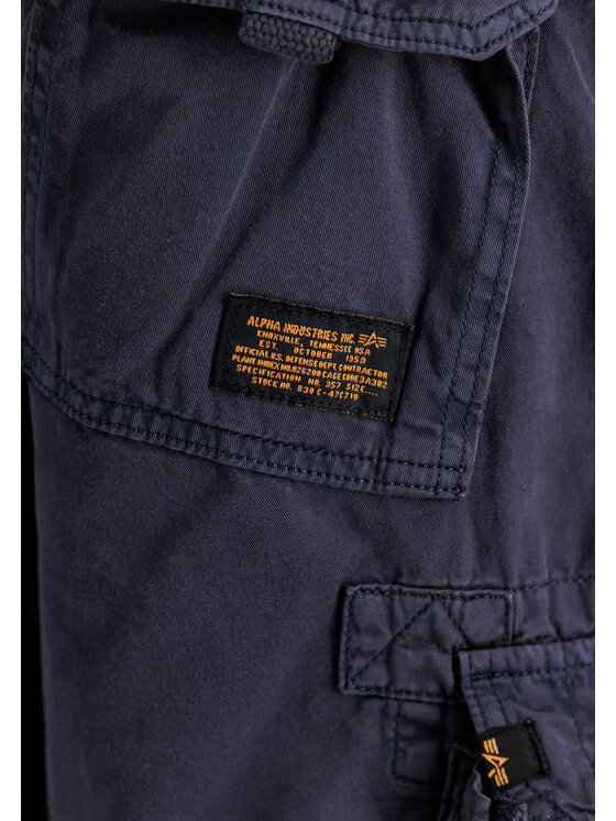 Alpha Industries Alpha Industries Szorty Jet Short Błękitny Regular Fit